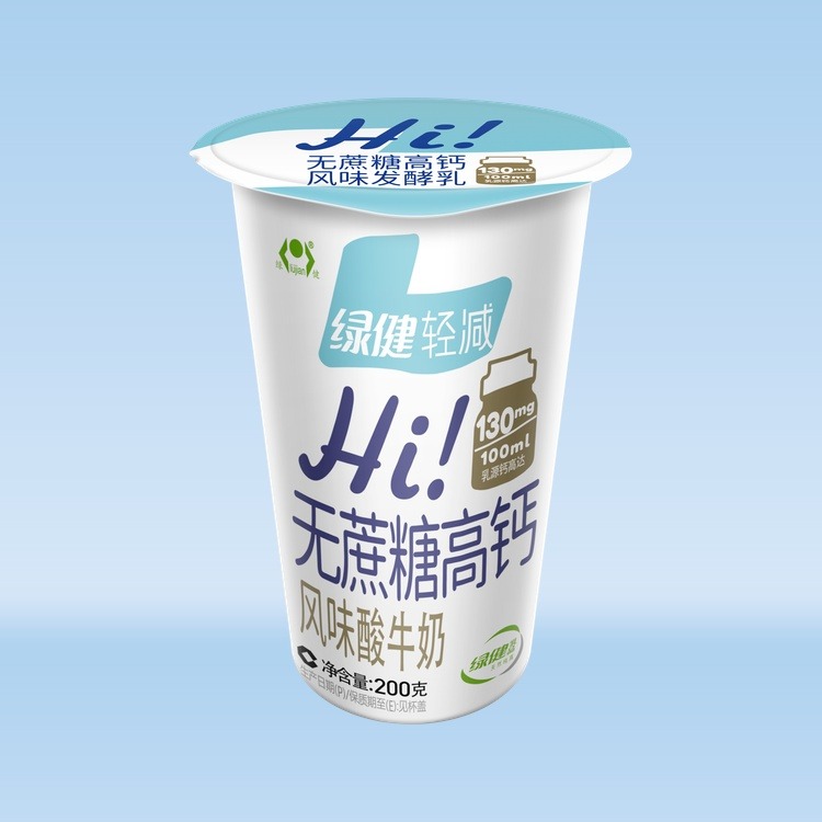 无蔗糖高钙风味酸牛奶